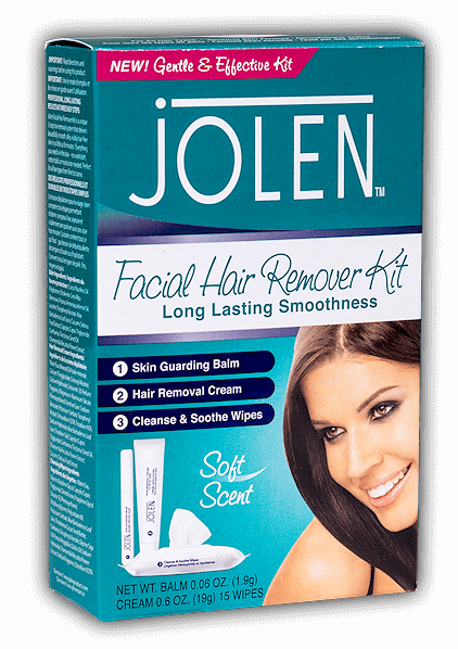 Jolen - Facial hair remover kit